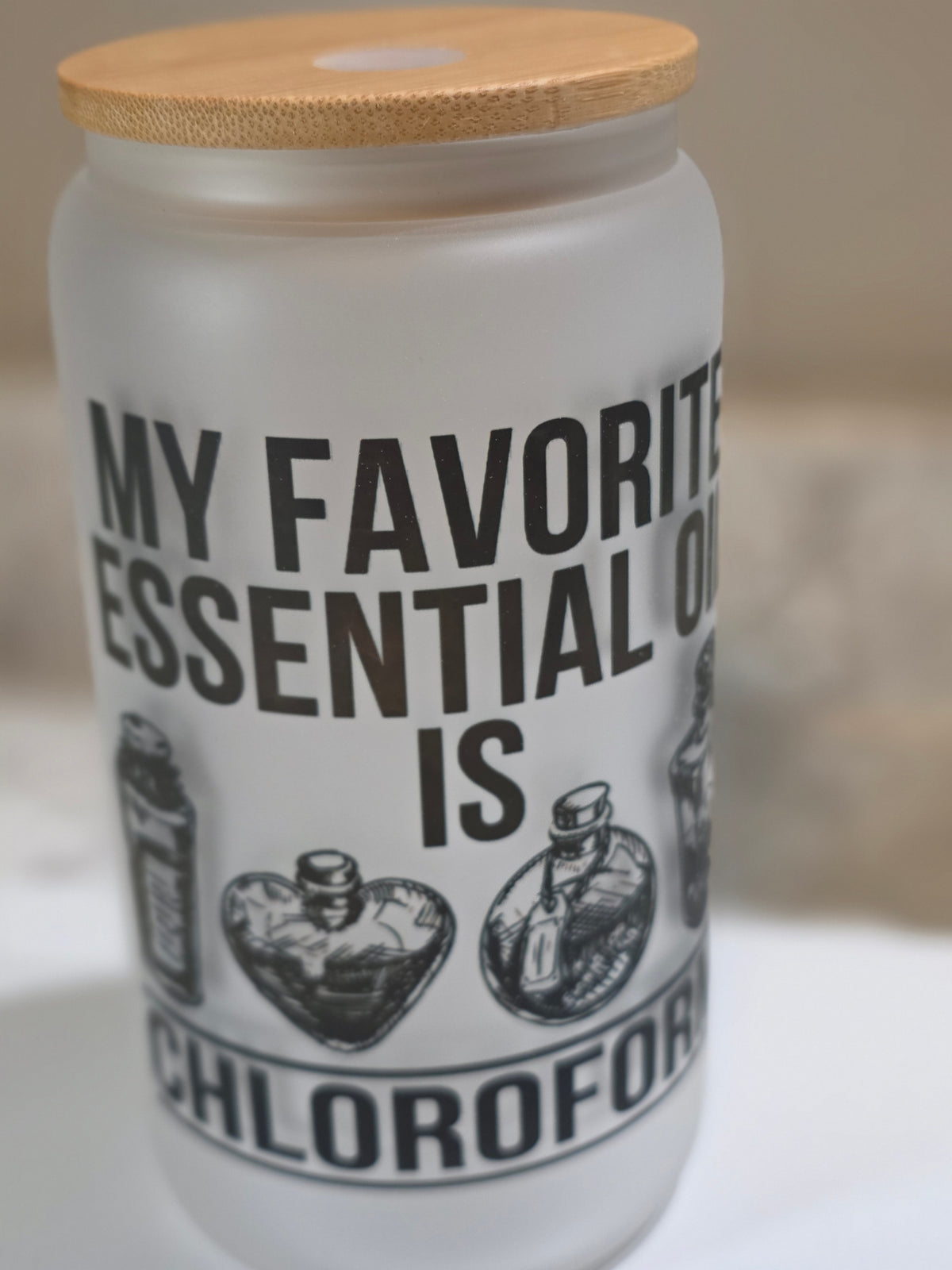 Chloroform 16oz Glass