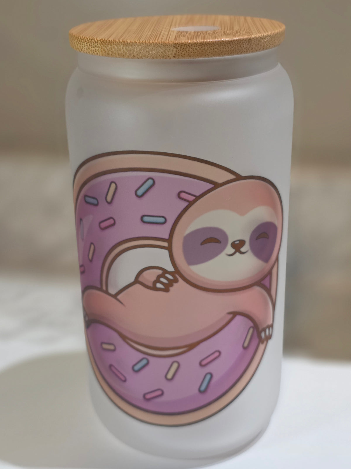 Sloth 16oz Glass