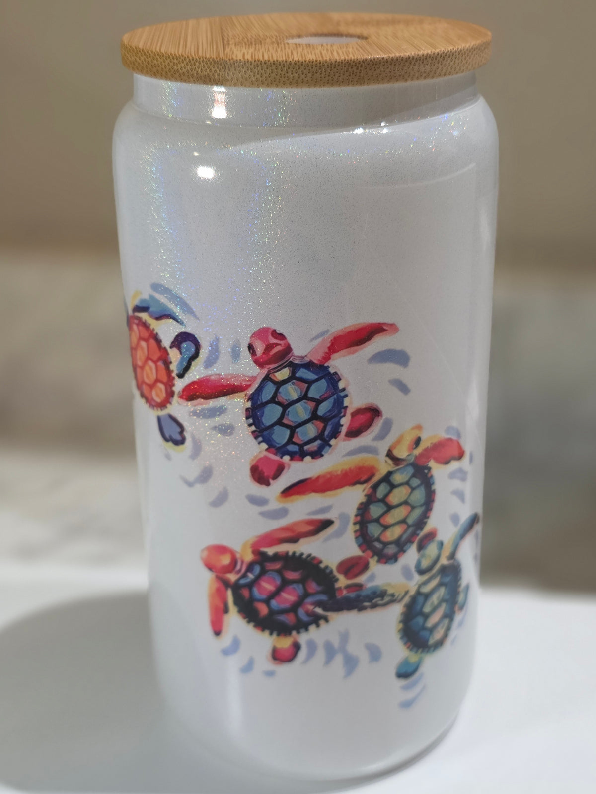 Turtle 16oz Glass