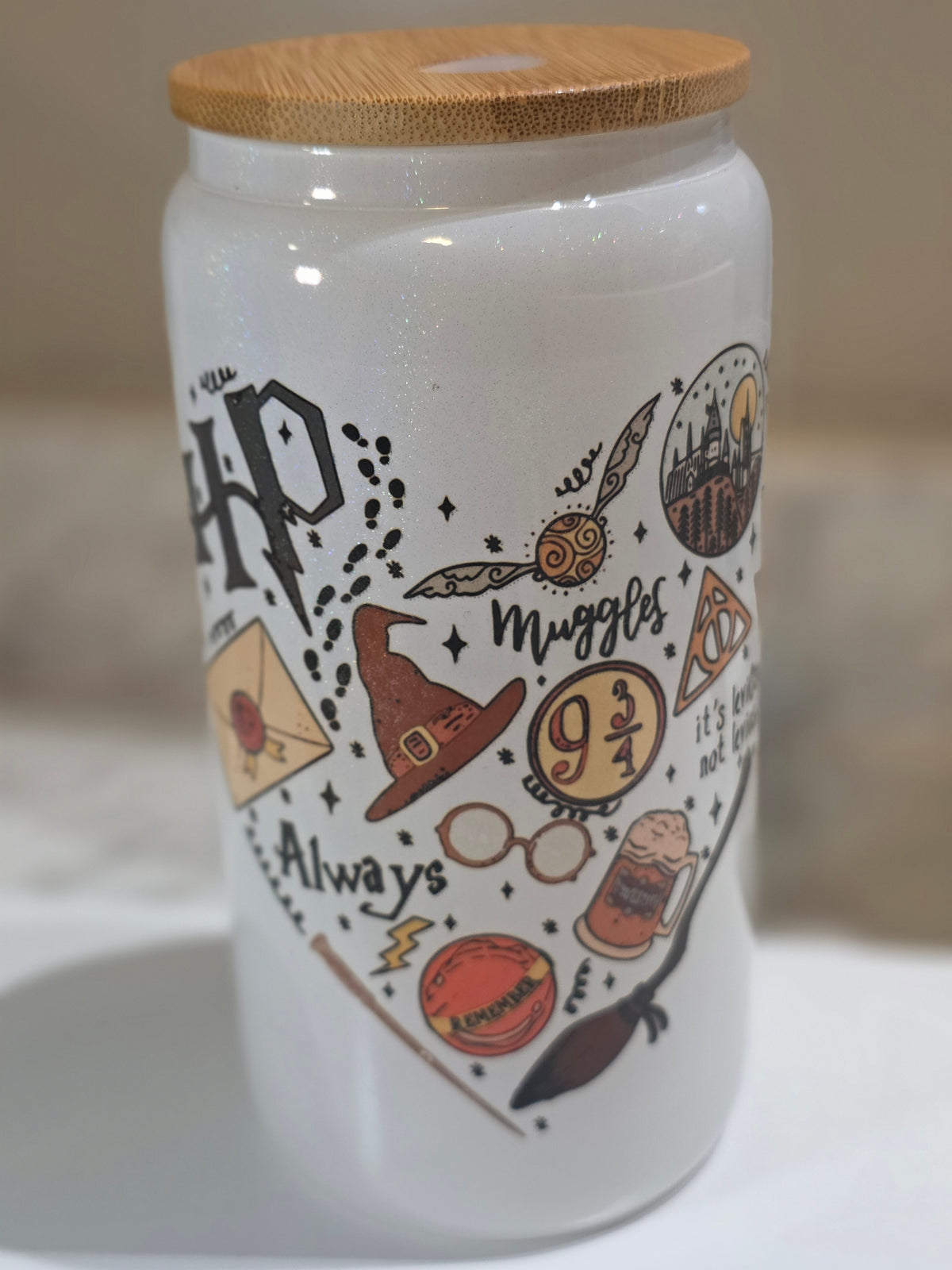 Harry Potter 16oz Glass