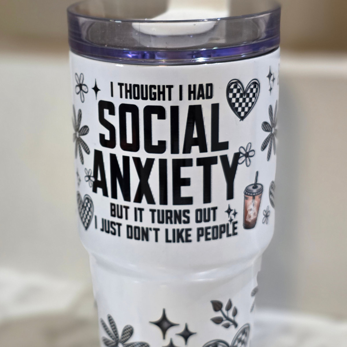 Social Anxiety 20oz Handle