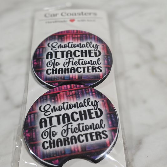 Book Car Coasters