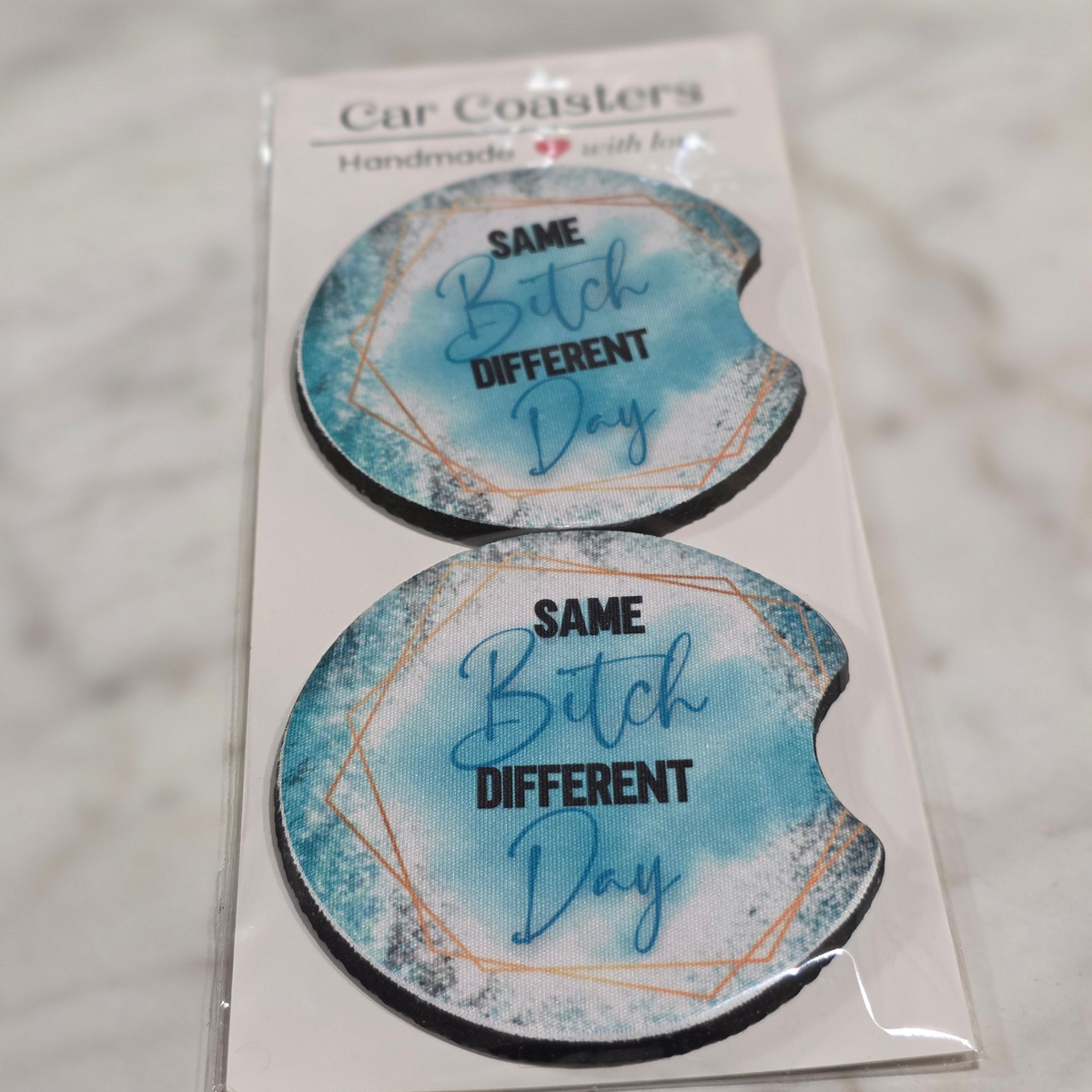 Sayings Car Coaster