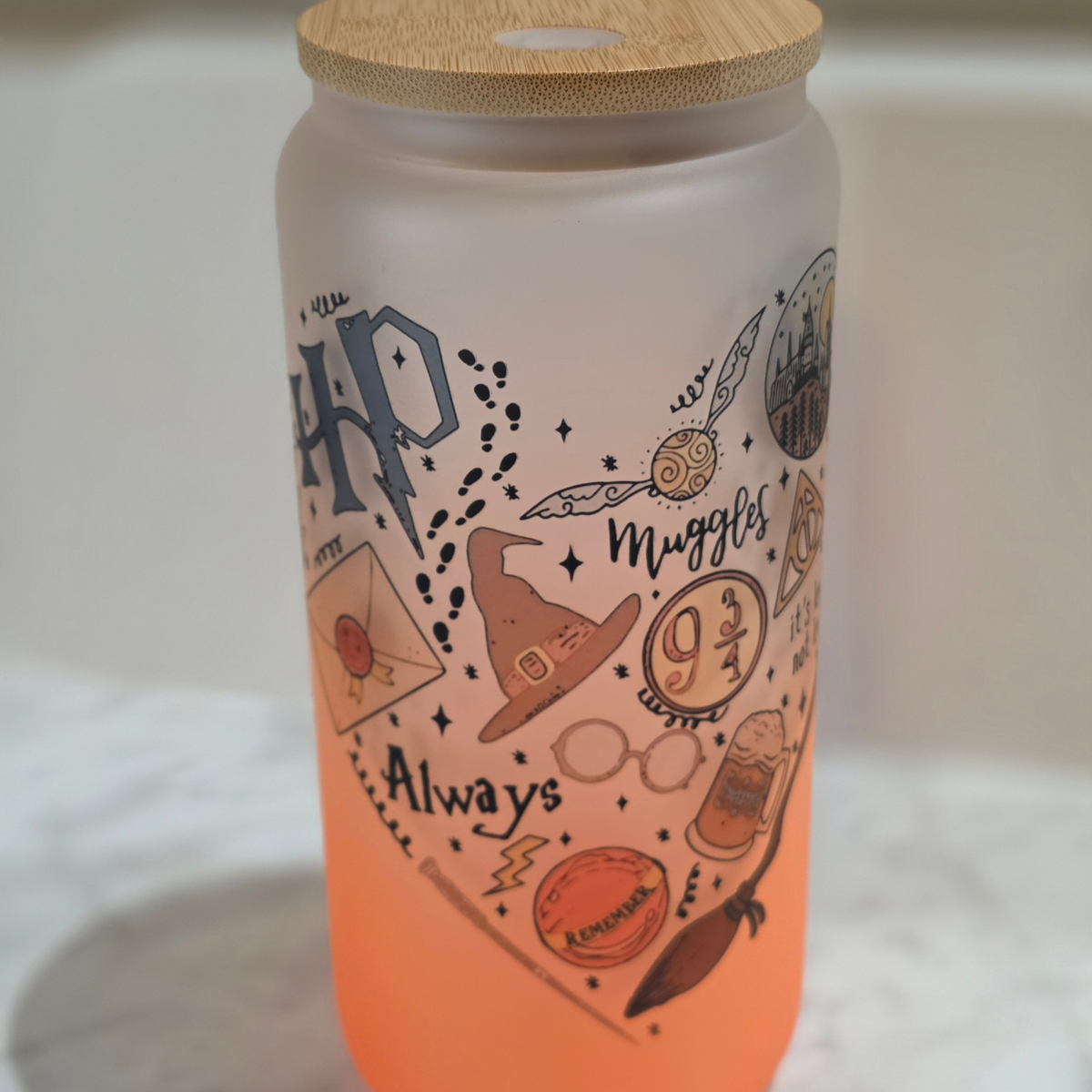 Harry Potter 20oz Glass