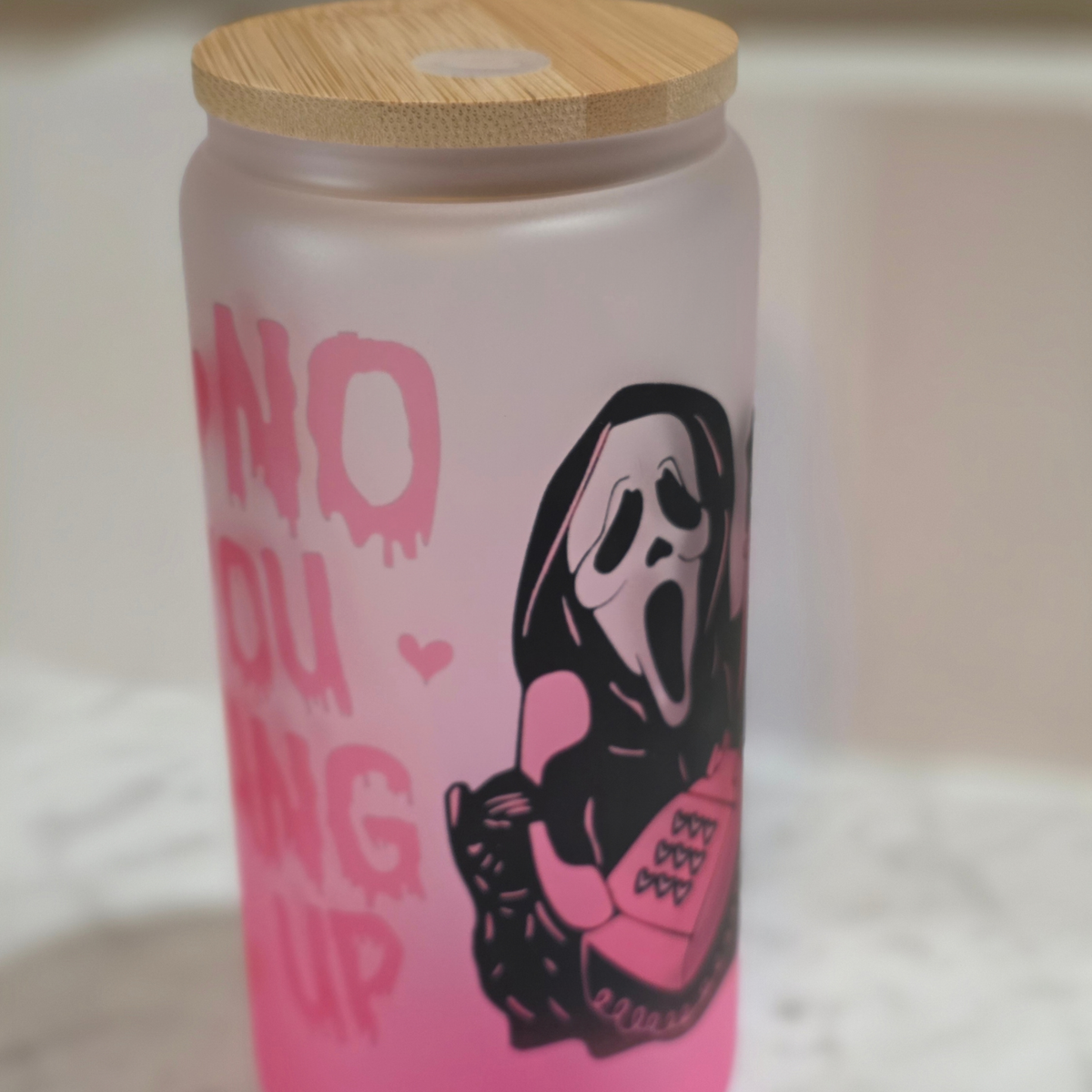 Ghostface 20oz Glass