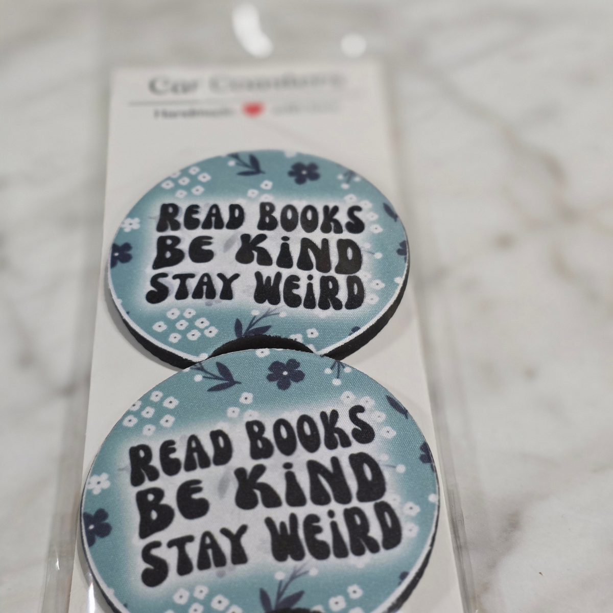 Book Car Coasters