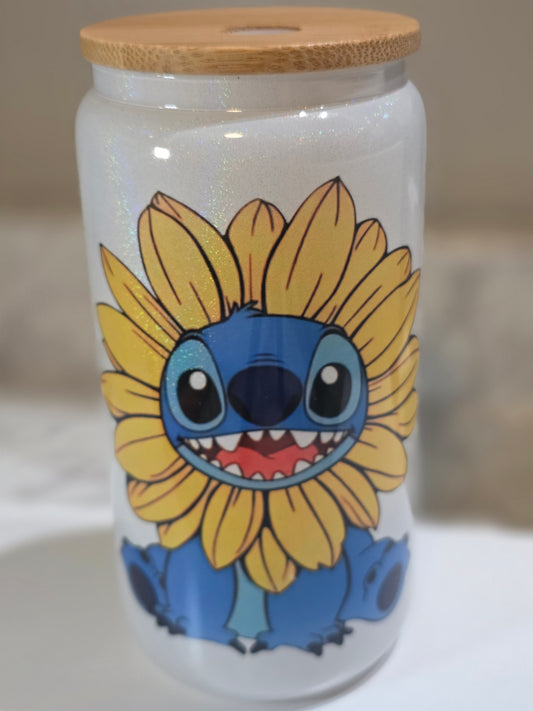 Stitch 16oz Glass