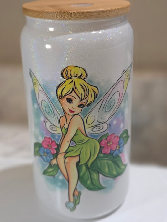 Tinkerbell 16oz Glass