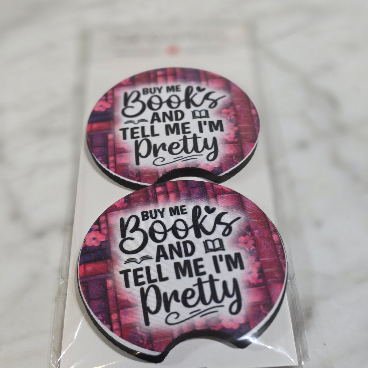 Book Car Coasters