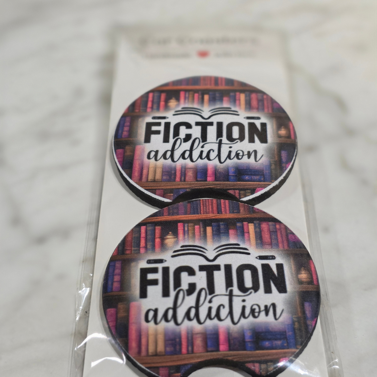 Book Car Coasters