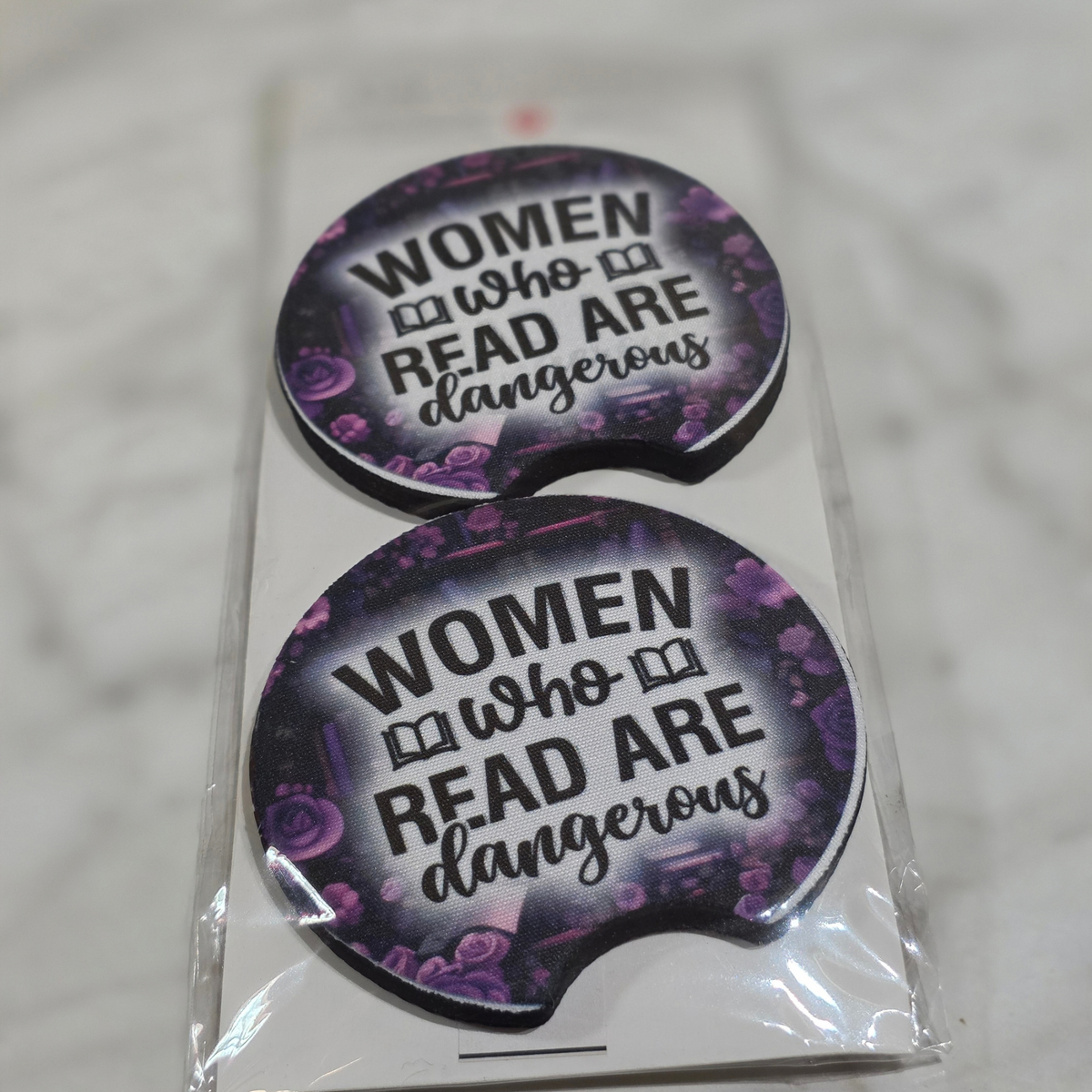Book Car Coasters