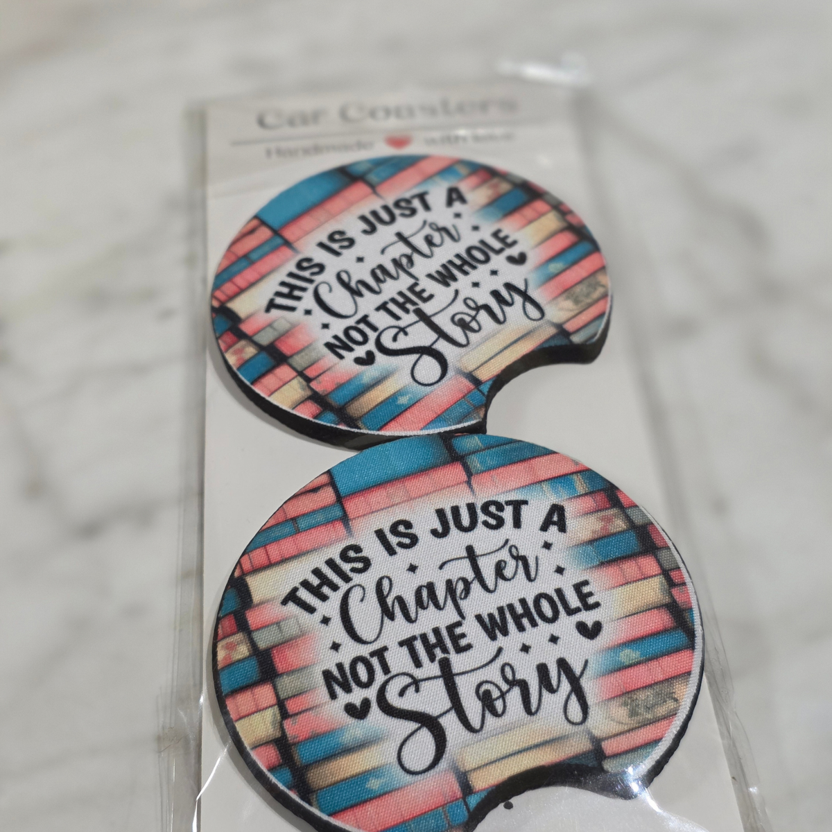 Book Car Coasters