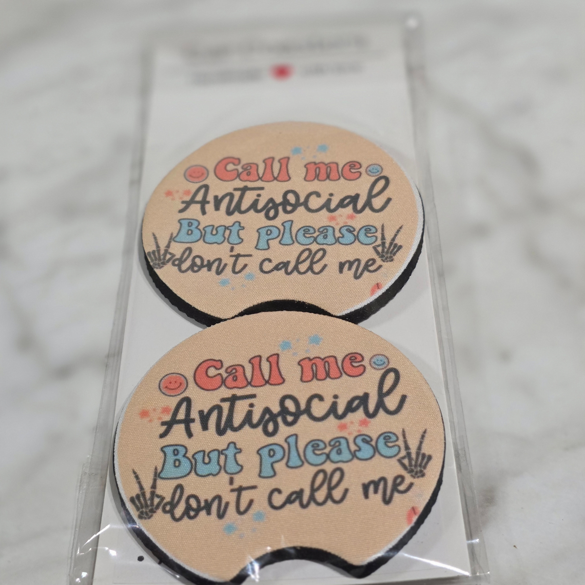 Sayings Car Coaster