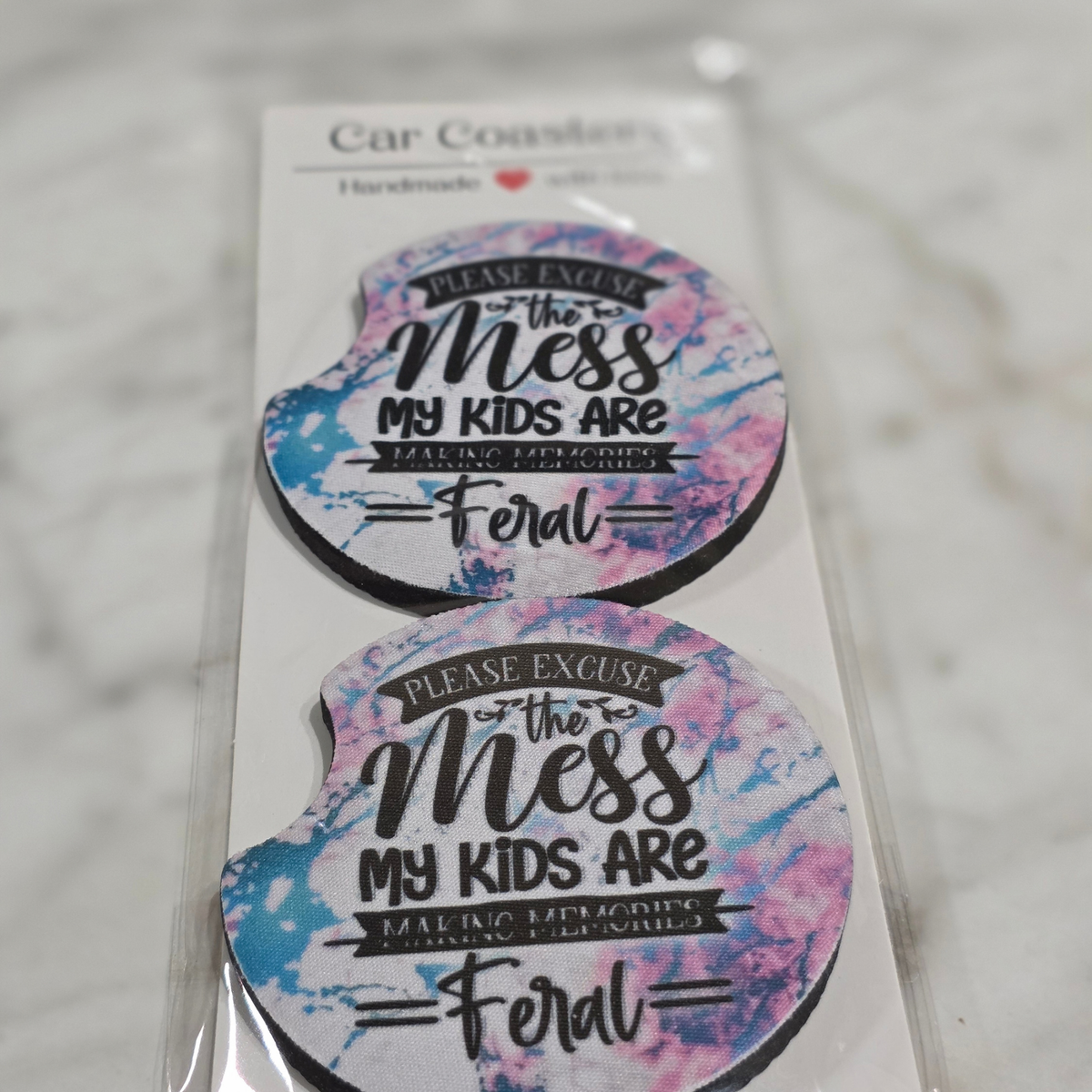 Sayings Car Coaster