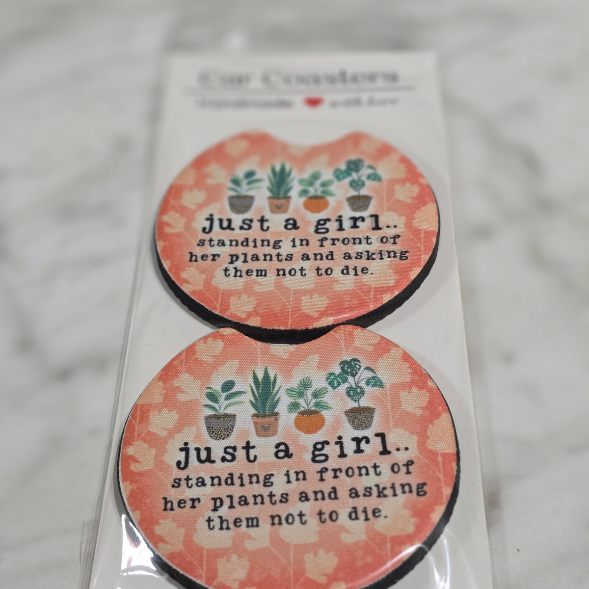 Plant Car Coasters