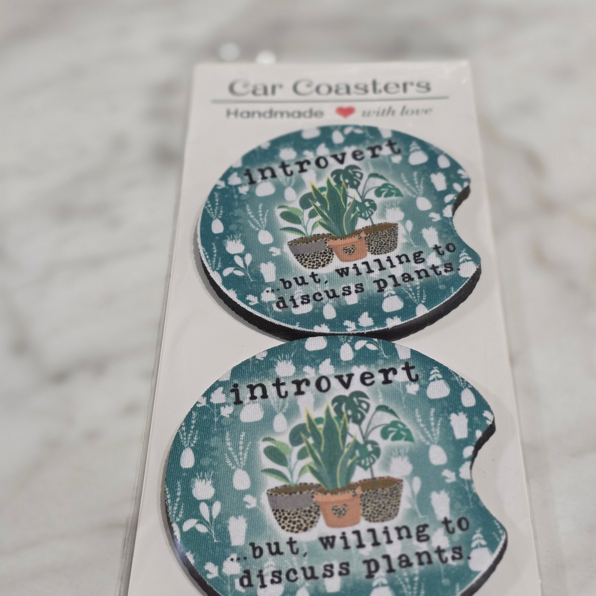 Plant Car Coasters