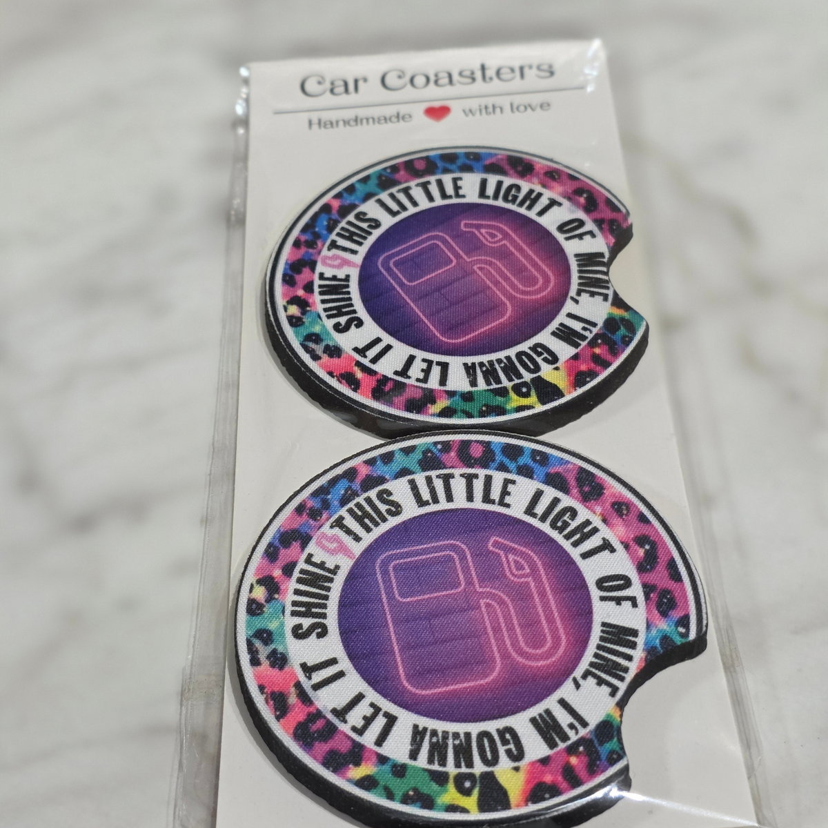 Sayings Car Coaster