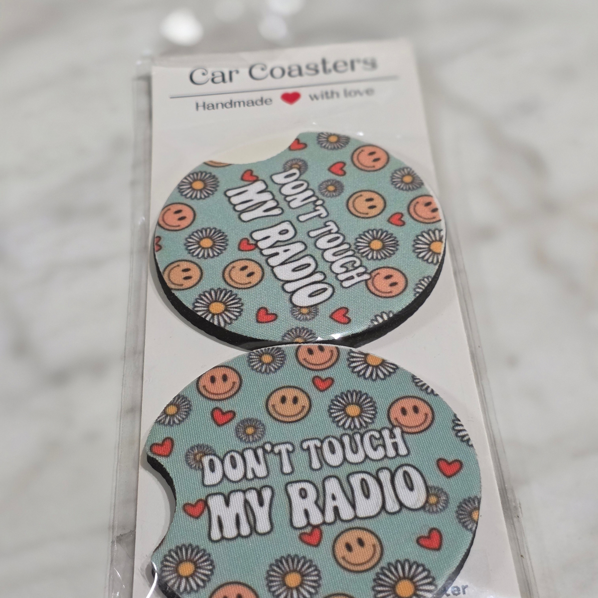 Sayings Car Coaster