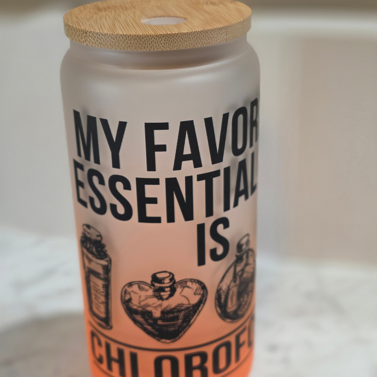 Chloroform 20oz Glass